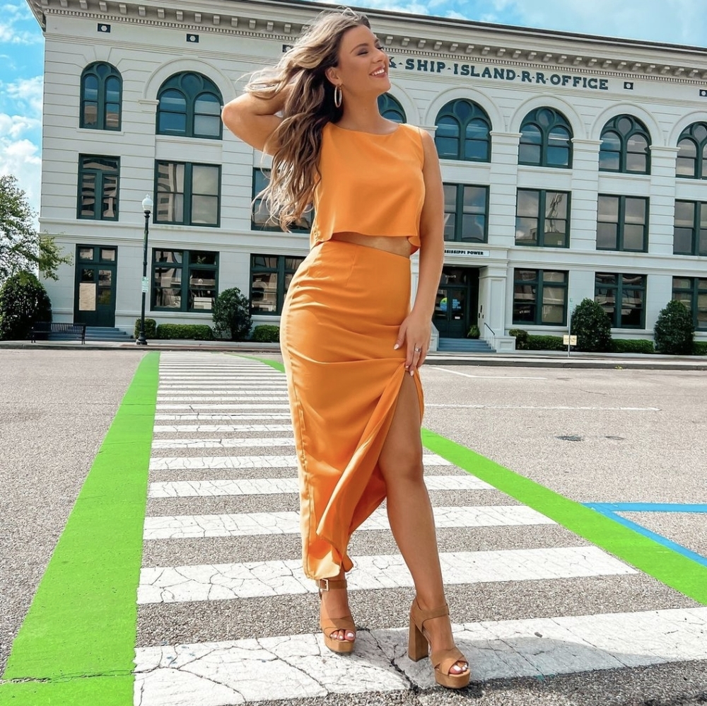NWT "A Goddess Glow" Skirt